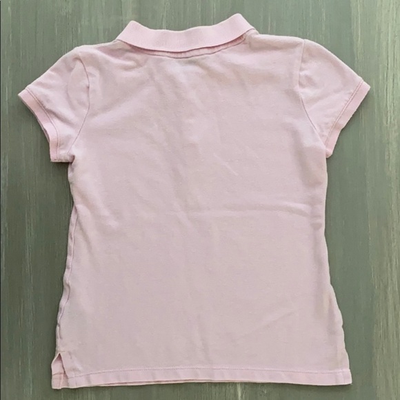 Old Navy Set of 2 Pink Girls Polo Shirts Size 6-7 - Picture 3 of 4